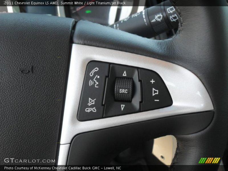 Controls of 2011 Equinox LS AWD