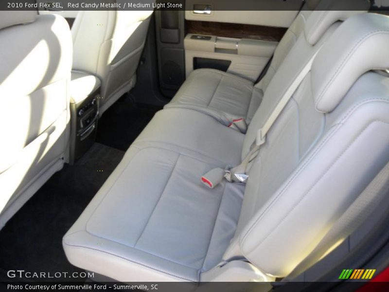 Red Candy Metallic / Medium Light Stone 2010 Ford Flex SEL