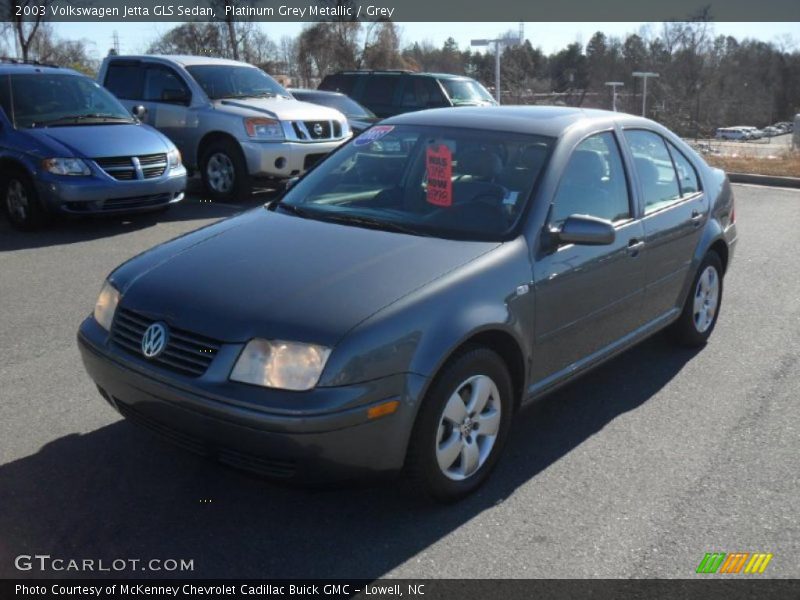 Platinum Grey Metallic / Grey 2003 Volkswagen Jetta GLS Sedan