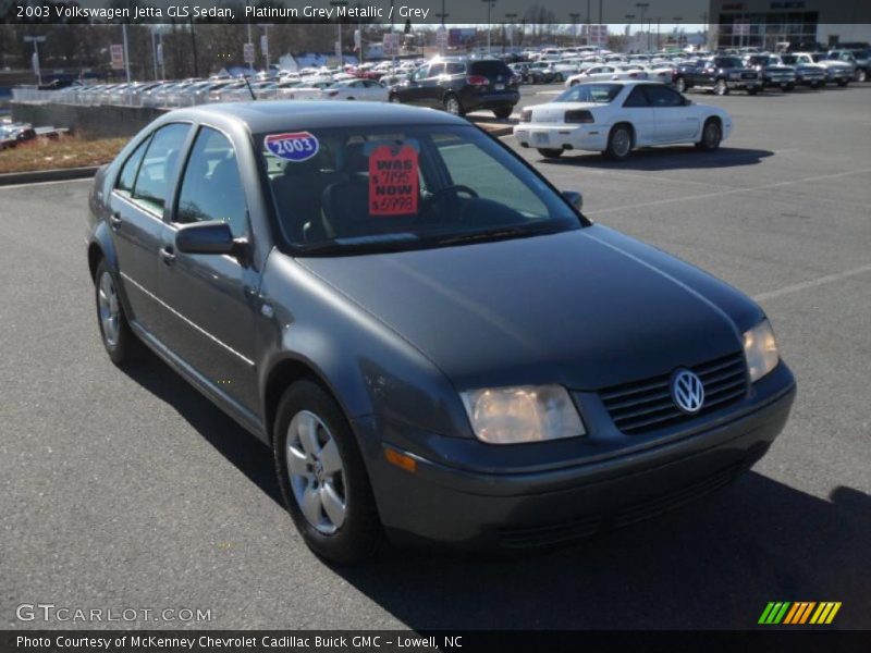 Platinum Grey Metallic / Grey 2003 Volkswagen Jetta GLS Sedan