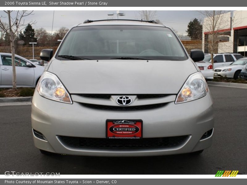 Silver Shadow Pearl / Stone Gray 2006 Toyota Sienna LE