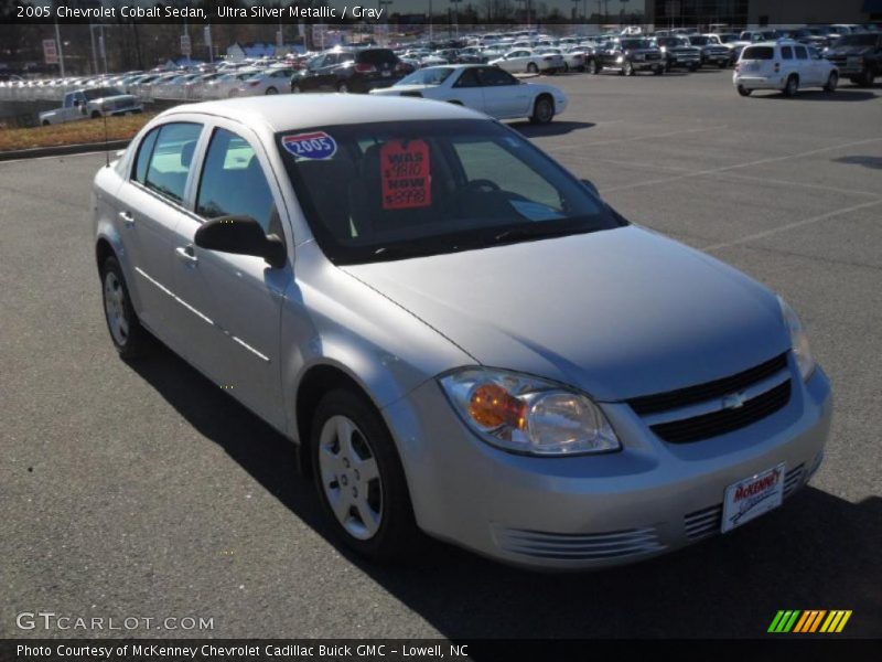 Ultra Silver Metallic / Gray 2005 Chevrolet Cobalt Sedan