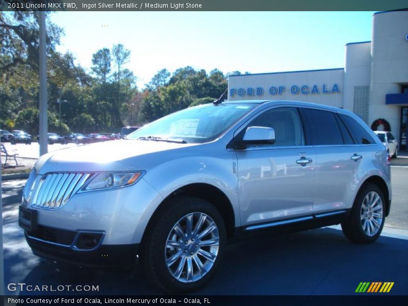 Ingot Silver Metallic / Medium Light Stone 2011 Lincoln MKX FWD