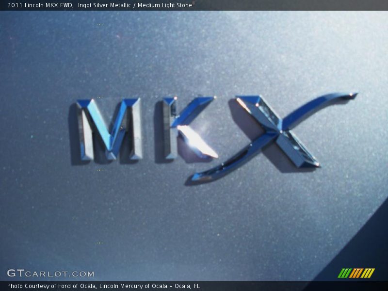 Ingot Silver Metallic / Medium Light Stone 2011 Lincoln MKX FWD
