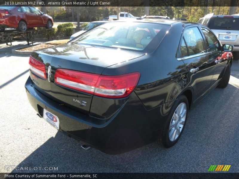 Atlantis Green Metallic / Light Camel 2010 Lincoln MKZ FWD