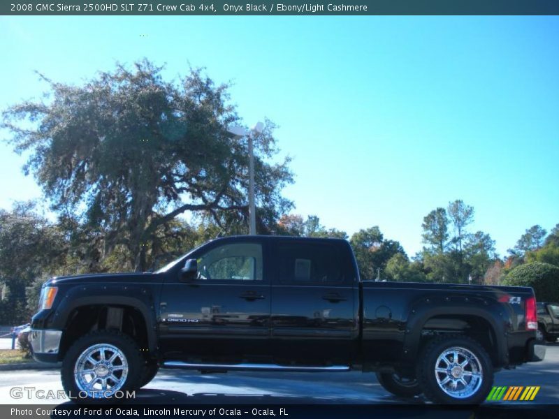 Onyx Black / Ebony/Light Cashmere 2008 GMC Sierra 2500HD SLT Z71 Crew Cab 4x4