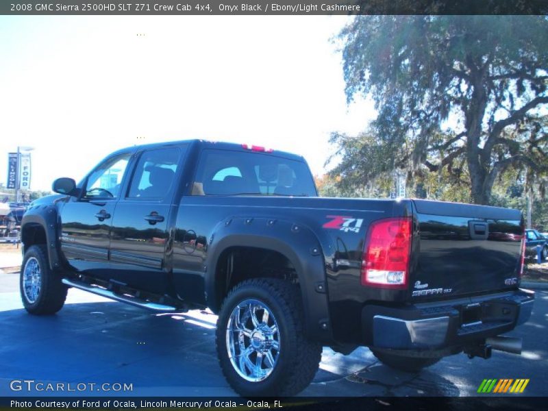 Onyx Black / Ebony/Light Cashmere 2008 GMC Sierra 2500HD SLT Z71 Crew Cab 4x4