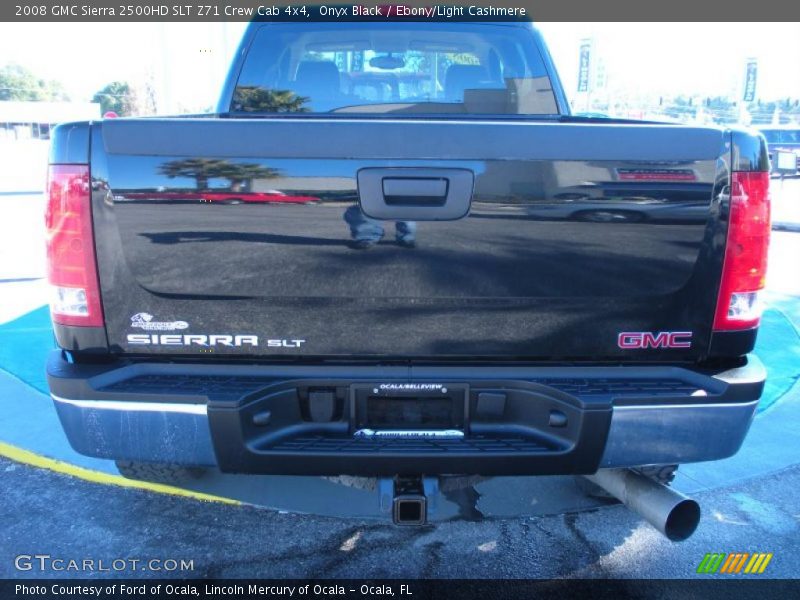 Onyx Black / Ebony/Light Cashmere 2008 GMC Sierra 2500HD SLT Z71 Crew Cab 4x4