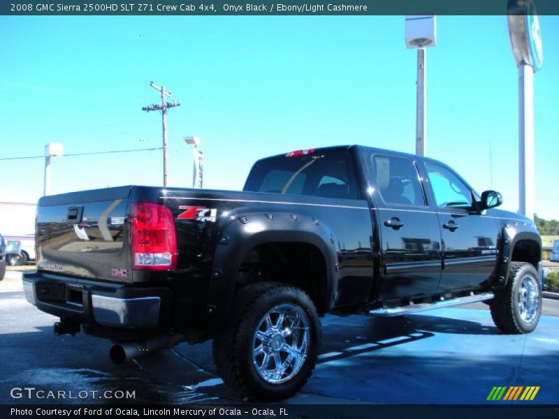 Onyx Black / Ebony/Light Cashmere 2008 GMC Sierra 2500HD SLT Z71 Crew Cab 4x4