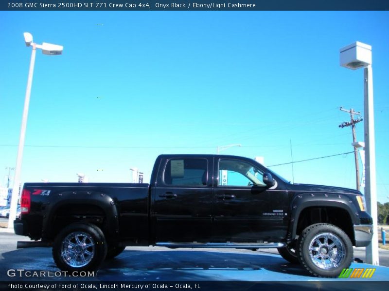 Onyx Black / Ebony/Light Cashmere 2008 GMC Sierra 2500HD SLT Z71 Crew Cab 4x4