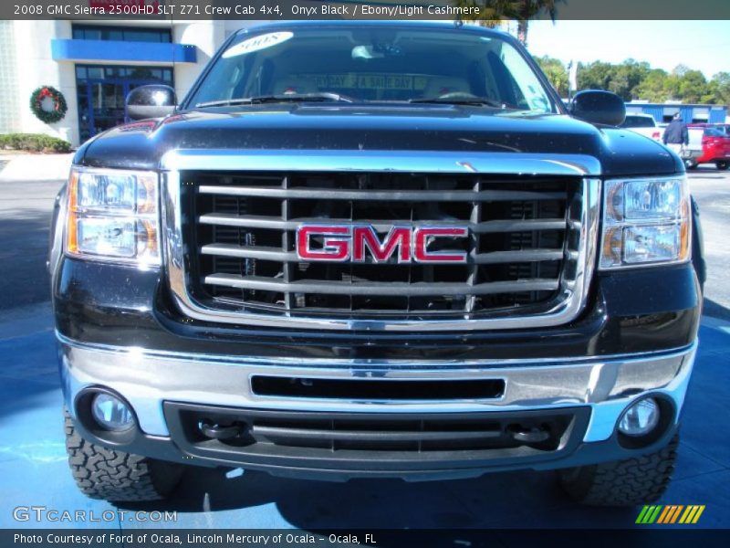 Onyx Black / Ebony/Light Cashmere 2008 GMC Sierra 2500HD SLT Z71 Crew Cab 4x4