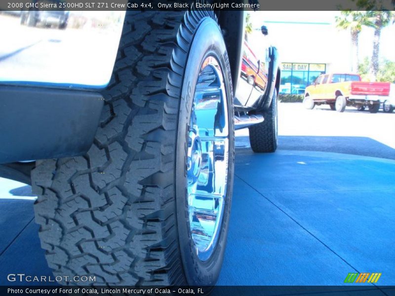 Onyx Black / Ebony/Light Cashmere 2008 GMC Sierra 2500HD SLT Z71 Crew Cab 4x4