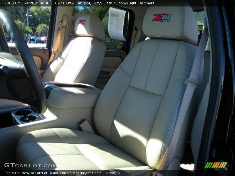 Onyx Black / Ebony/Light Cashmere 2008 GMC Sierra 2500HD SLT Z71 Crew Cab 4x4