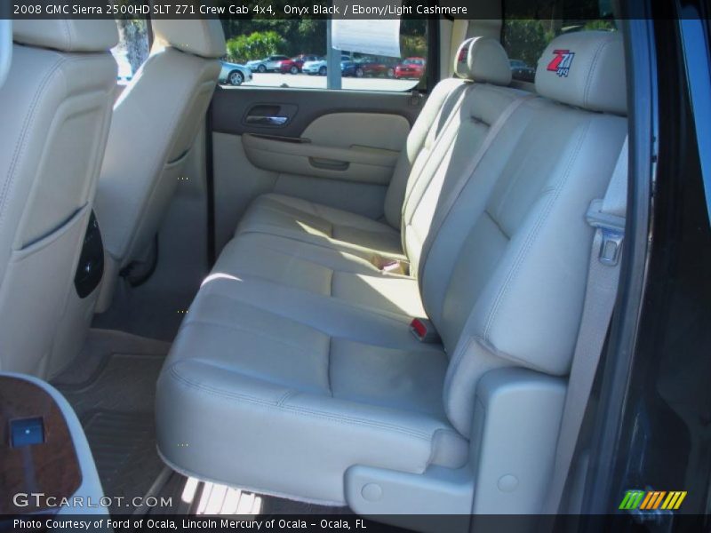Onyx Black / Ebony/Light Cashmere 2008 GMC Sierra 2500HD SLT Z71 Crew Cab 4x4
