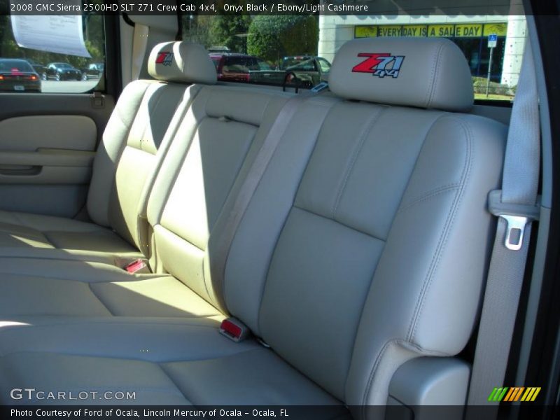 Onyx Black / Ebony/Light Cashmere 2008 GMC Sierra 2500HD SLT Z71 Crew Cab 4x4