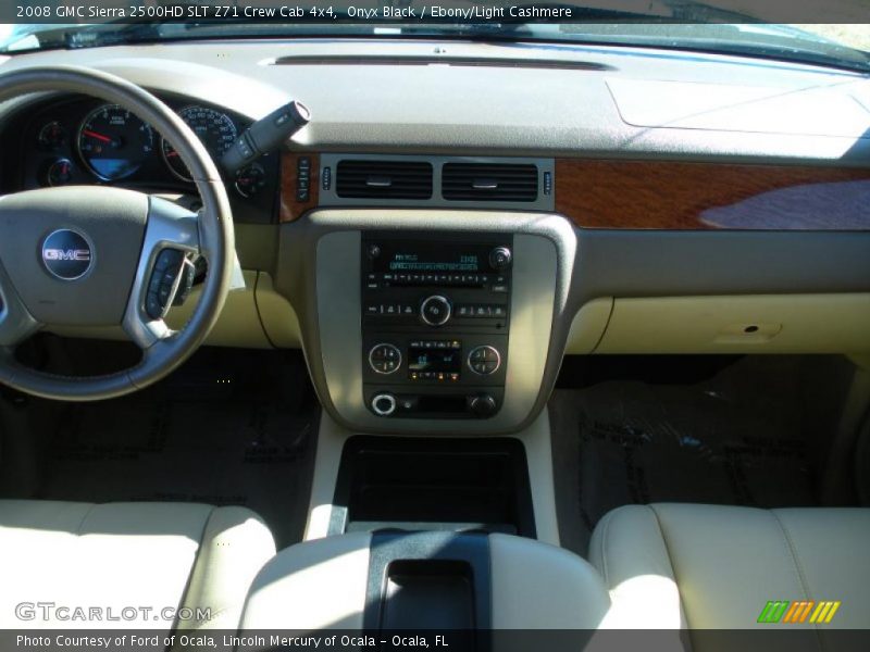 Onyx Black / Ebony/Light Cashmere 2008 GMC Sierra 2500HD SLT Z71 Crew Cab 4x4