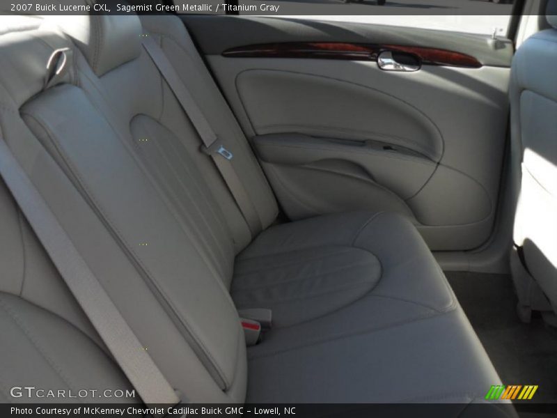 Sagemist Green Metallic / Titanium Gray 2007 Buick Lucerne CXL