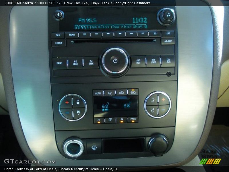 Onyx Black / Ebony/Light Cashmere 2008 GMC Sierra 2500HD SLT Z71 Crew Cab 4x4
