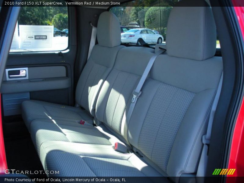 Vermillion Red / Medium Stone 2010 Ford F150 XLT SuperCrew