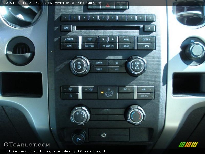 Vermillion Red / Medium Stone 2010 Ford F150 XLT SuperCrew