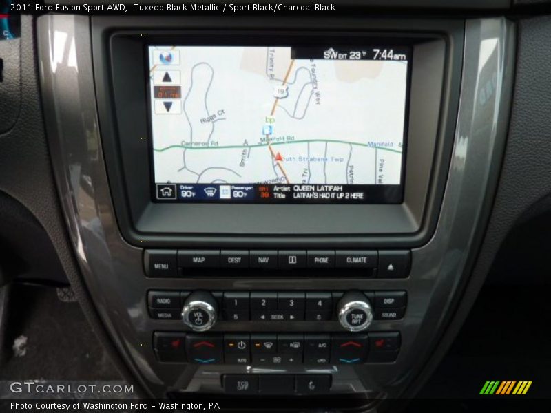 Navigation of 2011 Fusion Sport AWD