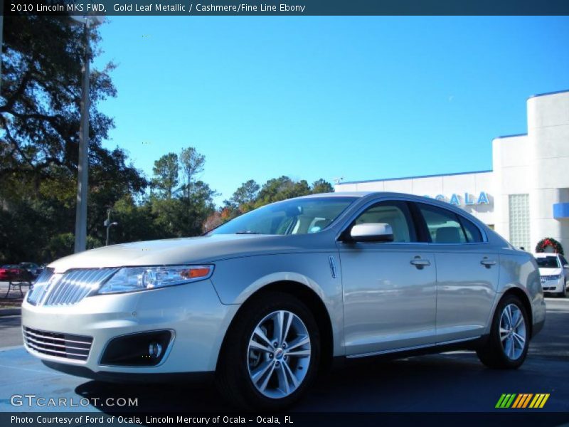 Gold Leaf Metallic / Cashmere/Fine Line Ebony 2010 Lincoln MKS FWD