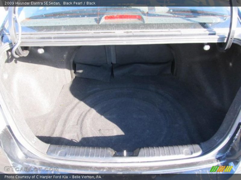 Black Pearl / Black 2009 Hyundai Elantra SE Sedan