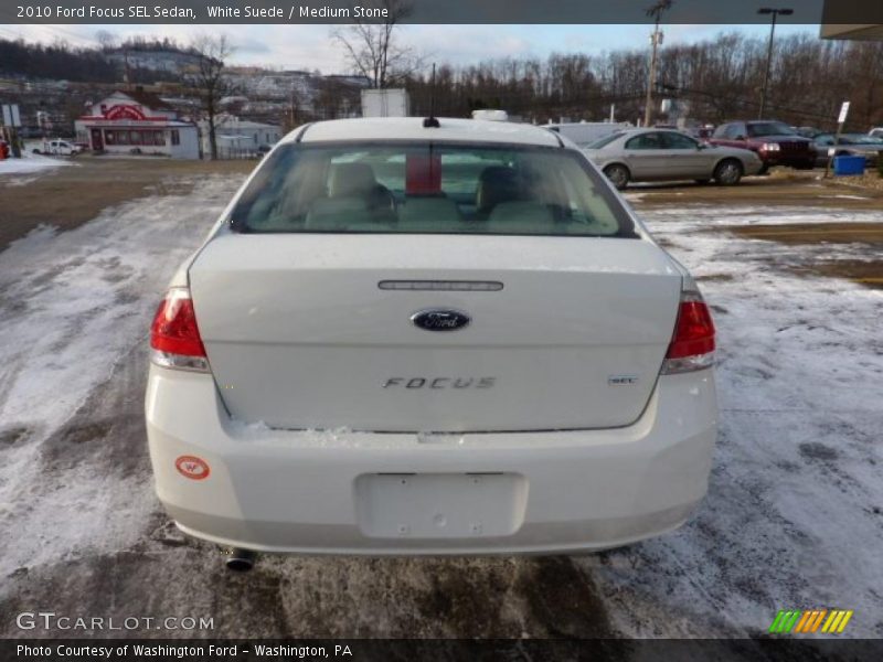 White Suede / Medium Stone 2010 Ford Focus SEL Sedan