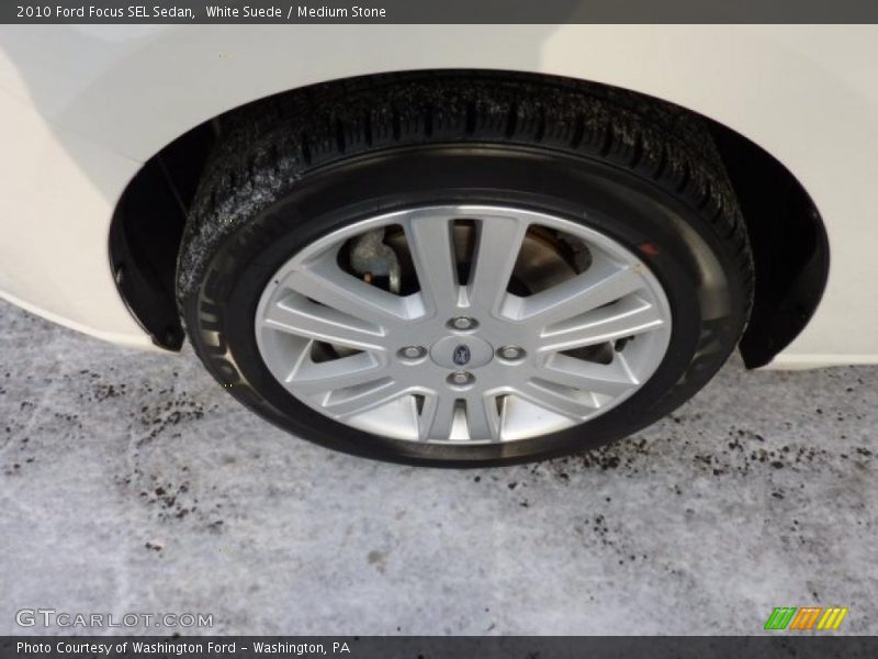 White Suede / Medium Stone 2010 Ford Focus SEL Sedan