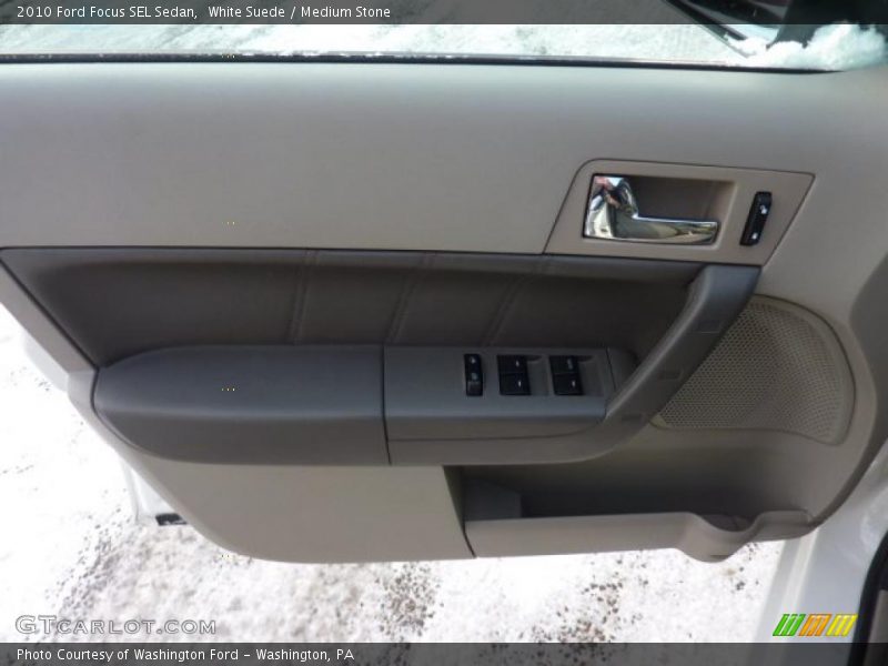 White Suede / Medium Stone 2010 Ford Focus SEL Sedan