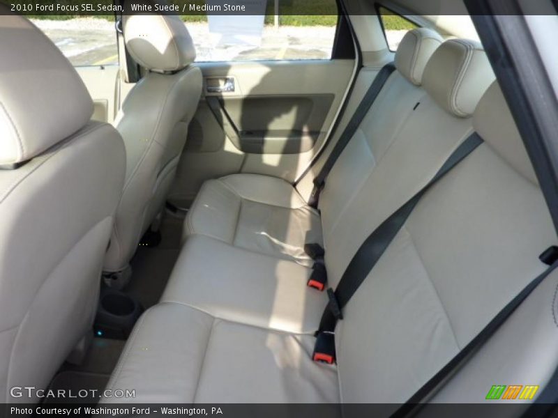 White Suede / Medium Stone 2010 Ford Focus SEL Sedan
