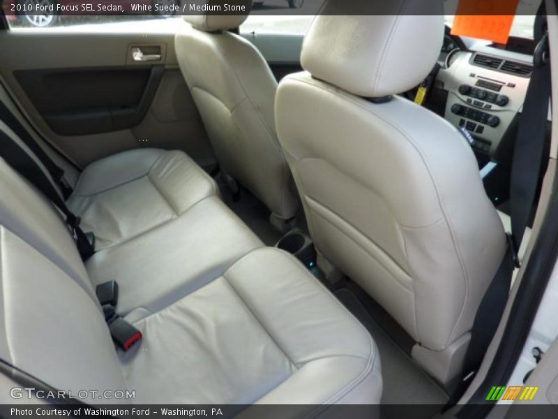 White Suede / Medium Stone 2010 Ford Focus SEL Sedan