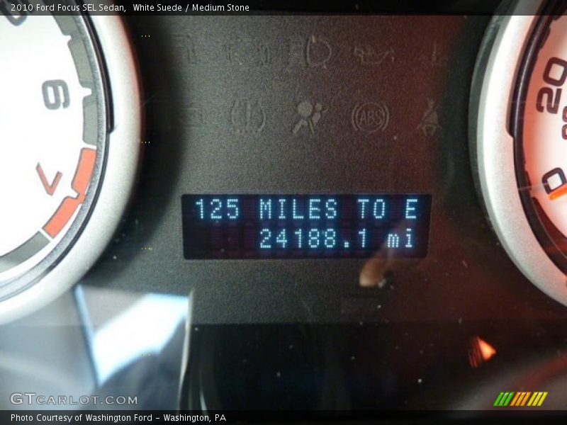 White Suede / Medium Stone 2010 Ford Focus SEL Sedan