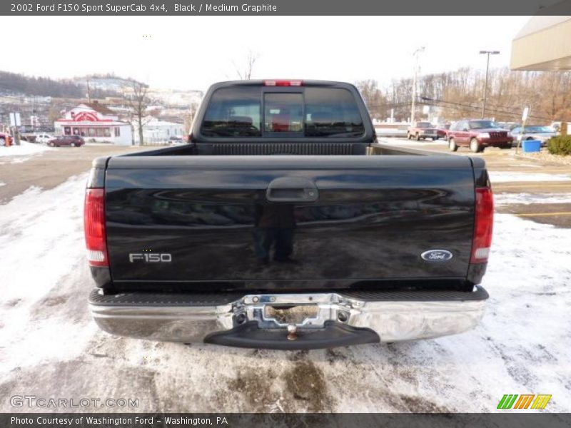 Black / Medium Graphite 2002 Ford F150 Sport SuperCab 4x4