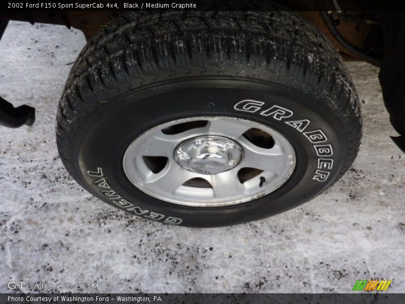 Black / Medium Graphite 2002 Ford F150 Sport SuperCab 4x4