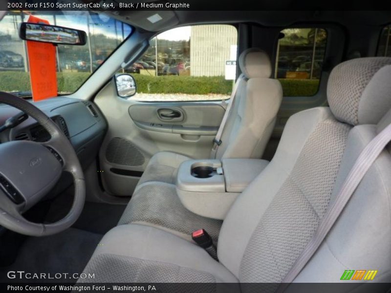 Black / Medium Graphite 2002 Ford F150 Sport SuperCab 4x4