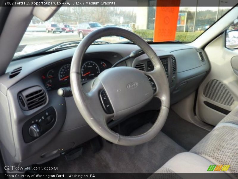  2002 F150 Sport SuperCab 4x4 Medium Graphite Interior