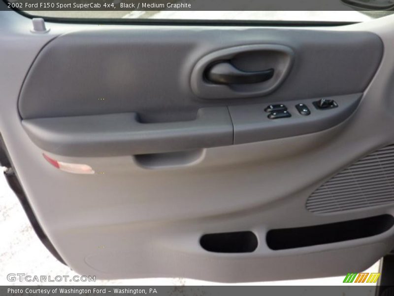 Black / Medium Graphite 2002 Ford F150 Sport SuperCab 4x4