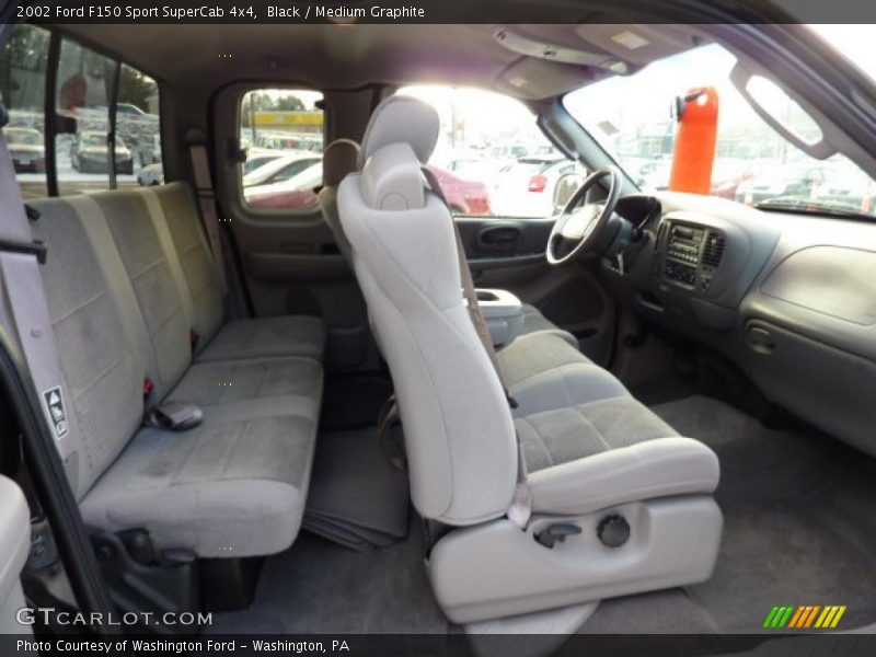  2002 F150 Sport SuperCab 4x4 Medium Graphite Interior