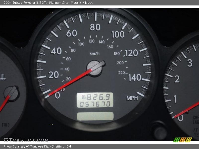 Platinum Silver Metallic / Black 2004 Subaru Forester 2.5 XT