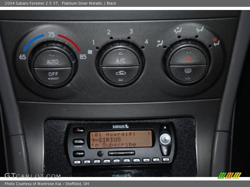 Controls of 2004 Forester 2.5 XT