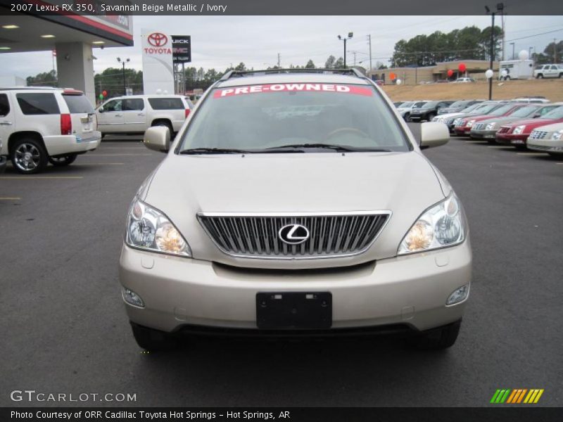 Savannah Beige Metallic / Ivory 2007 Lexus RX 350