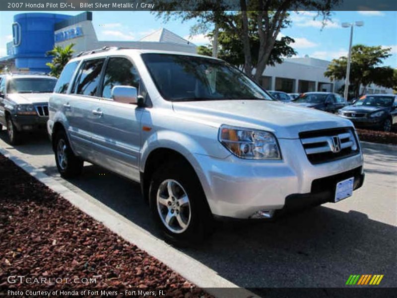 Billet Silver Metallic / Gray 2007 Honda Pilot EX-L