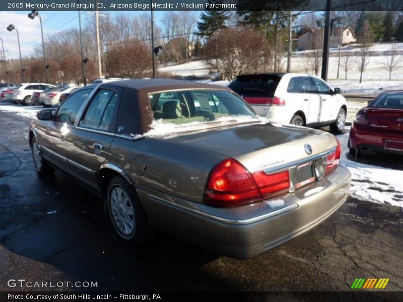 Arizona Beige Metallic / Medium Parchment 2005 Mercury Grand Marquis GS