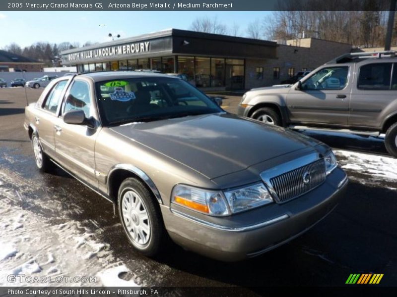 Arizona Beige Metallic / Medium Parchment 2005 Mercury Grand Marquis GS