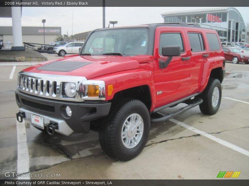 Front 3/4 View of 2008 H3 