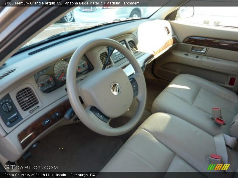 Arizona Beige Metallic / Medium Parchment 2005 Mercury Grand Marquis GS