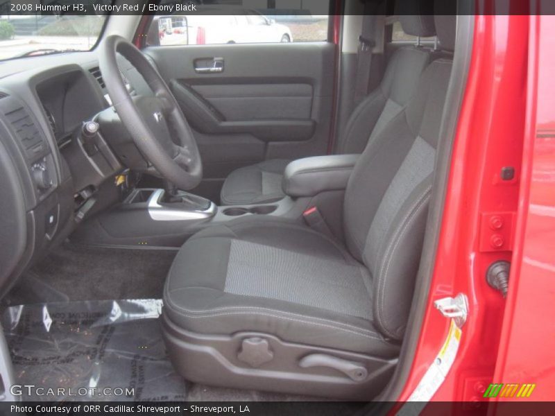  2008 H3  Ebony Black Interior