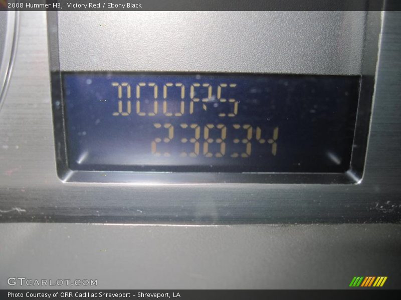 Victory Red / Ebony Black 2008 Hummer H3