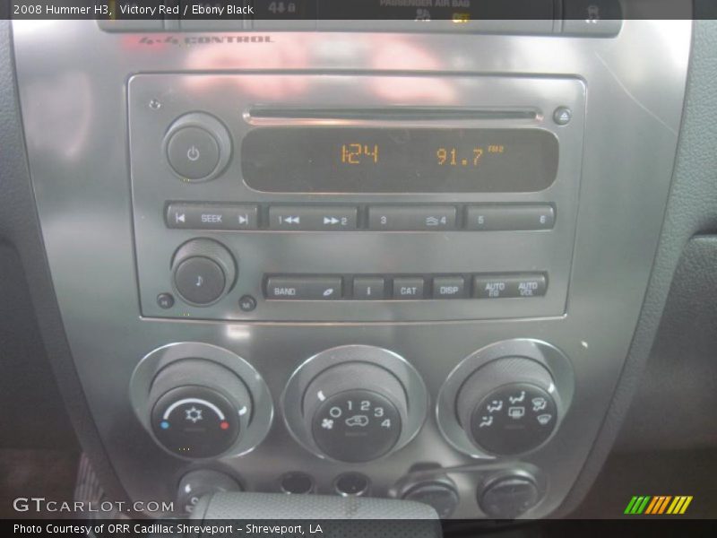 Victory Red / Ebony Black 2008 Hummer H3